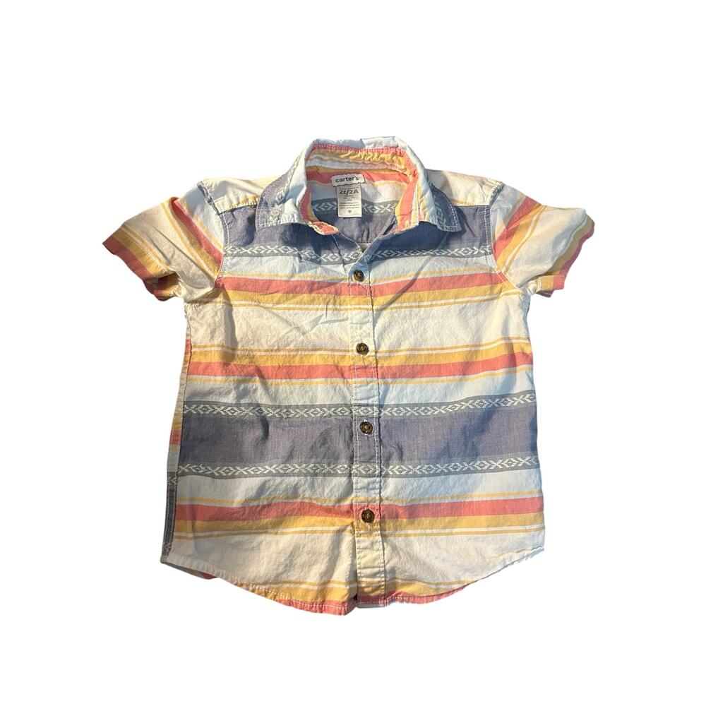 Carters boys button-down shirt size 2T/2A.